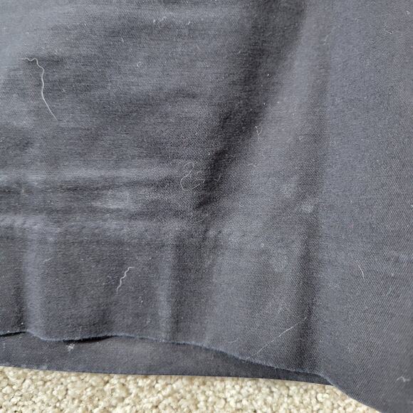 Talbots Womens Shorts 12 Black 10" Inseam Perfect Stretch‎ Flat Front Bermuda - Picture 6 of 13